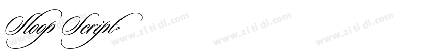 Sloop Script字体转换